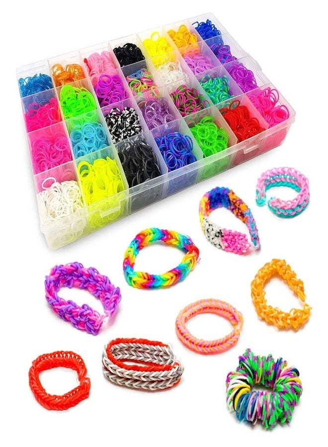 Qwick Click 3800 + Multi-Color Rubber Bands Refills Set Bracelet Making Kits Loom Bands Kit Loom Included for Kids Bracelet Weaving DIY Crafting - Image 4